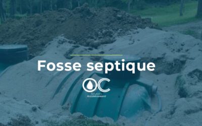 Pose d’une fosse septique à Monoblet (Gard)